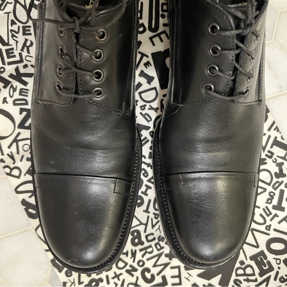 Prada women’s black oxfords, vintage original box. Great condition. Size 37 1/2. - Picture 3 of 8